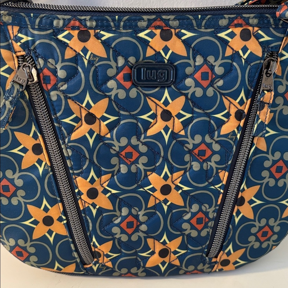 Lug Swivel Crossbody Tiles Teal NWT - Picture 2 of 6